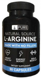 Pure Natural Source L-Arginine 1000mg 90капс.