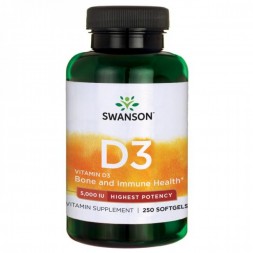 Swanson Vitamin D-3 5000 (250 капс)