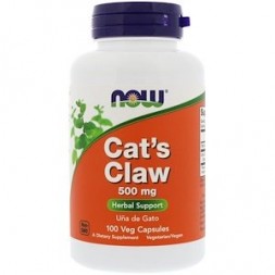 Cat's Claw 500 mg (Кошачий коготь)  NOW Foods  (100 капс)