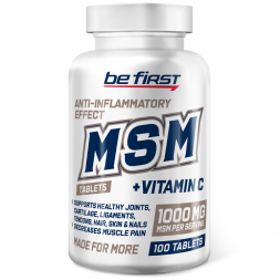 MSM 1000 MG + vitamin C BeFirst (100 табл)